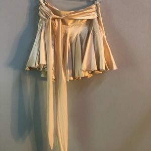 Bebe Satin Flowy Skirt